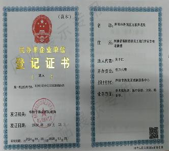 洛阳开云·kaiyun养老院登记证书